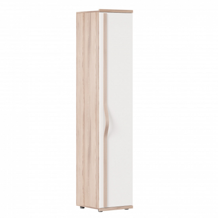 Шкаф одностворчатый глубиной 468 Марта (Белый) ЛД 124.011.000 М