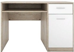 022-04 Непо Cтол письменный BIU120 / сонома/белый